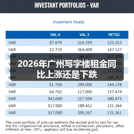 2026年广州写字楼租金同比上涨还是下跌
